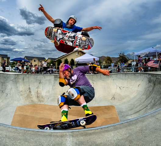 Bryce Parkinson over Jed Fuller - Photo: Caden Browning 